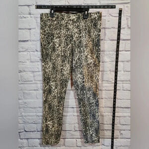 Royalty For Me Cheetah Print Stretch Pull On Pants Medium